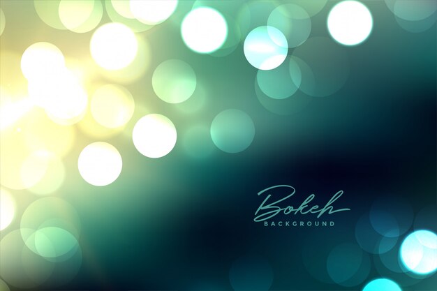 Fondo desenfocado de luces bokeh borrosa