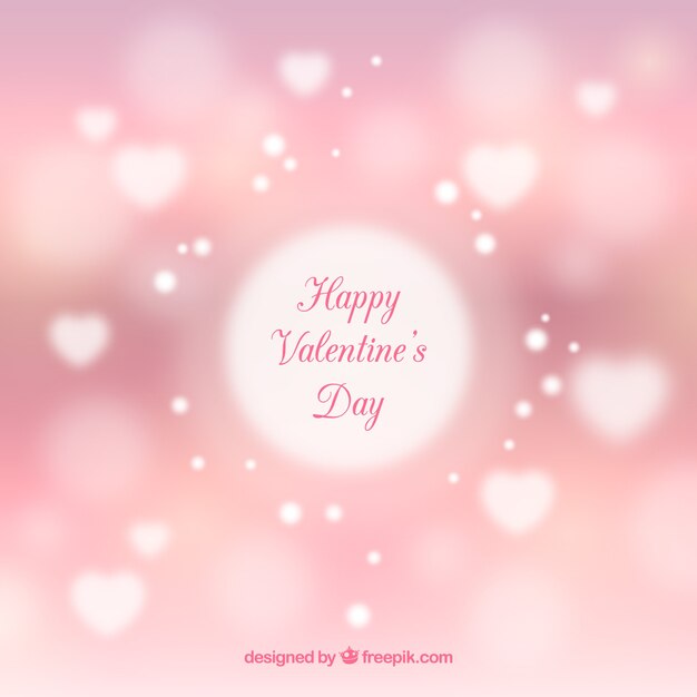 Fondo desenfocado de san valentín