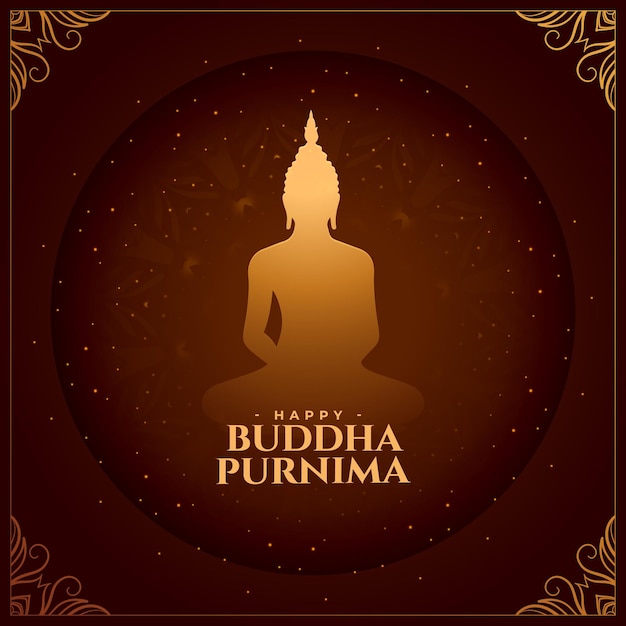 Vector gratuito el fondo de los deseos de la cultura asiática de buda purnima o guru jayanti