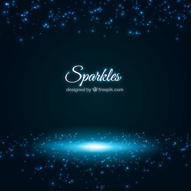 Fondo de destellos azules
