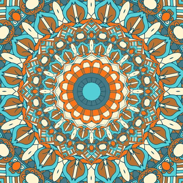 Fondo detallado diseño de mandala