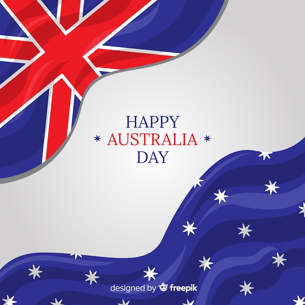 Vector gratuito fondo del día de australia