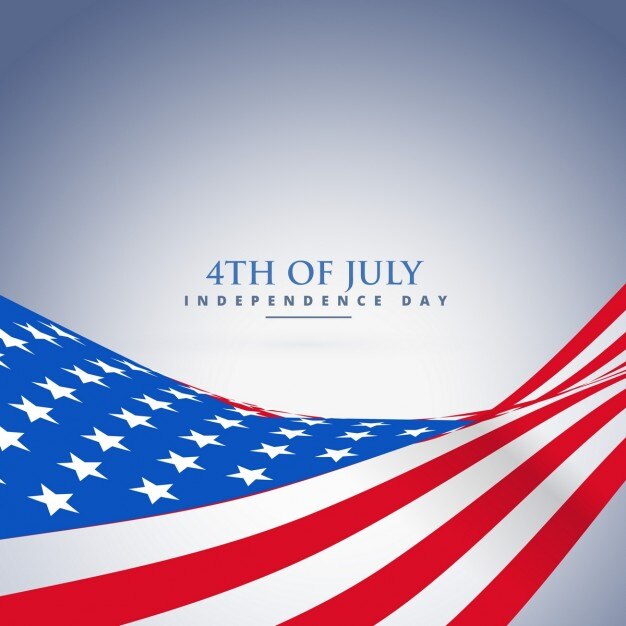 Fondo del día de la independencia americana