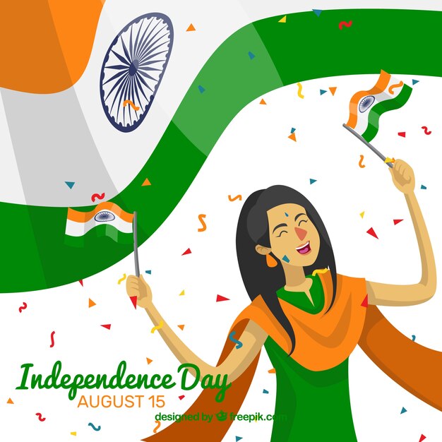 Fondo del día de independencia de india