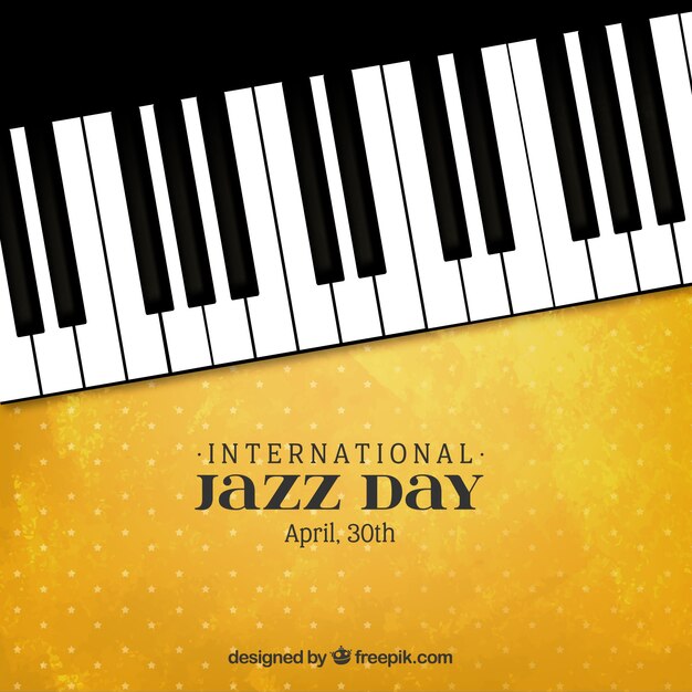 Fondo para el día internacional del jazz