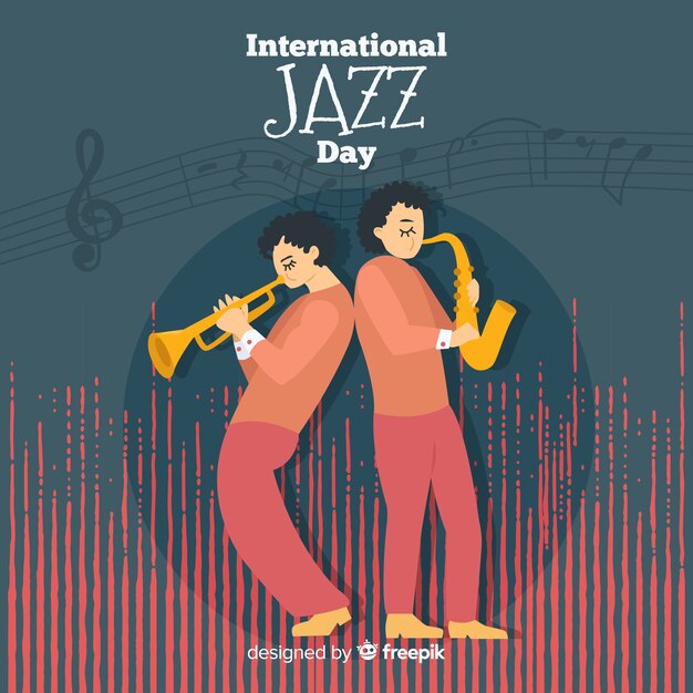 Fondo del día internacional del jazz