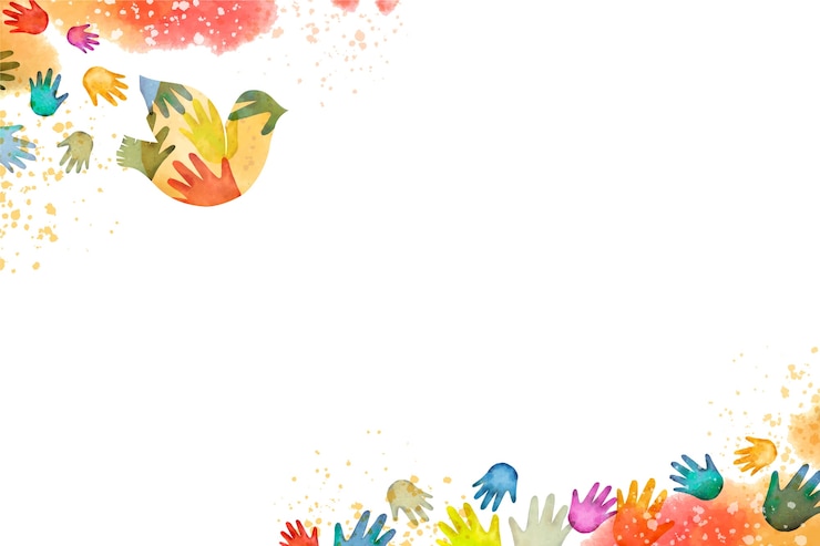 Vector gratuito fondo del día internacional de la solidaridad humana en acuarela