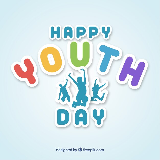 Fondo del día de la juventud 