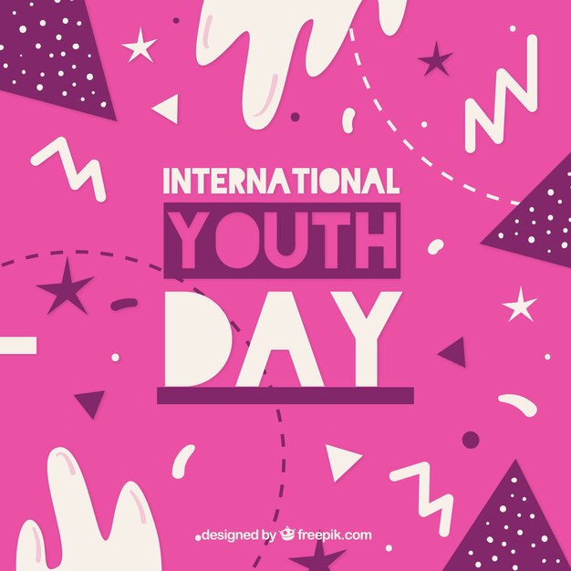 Fondo del día de la juventud 