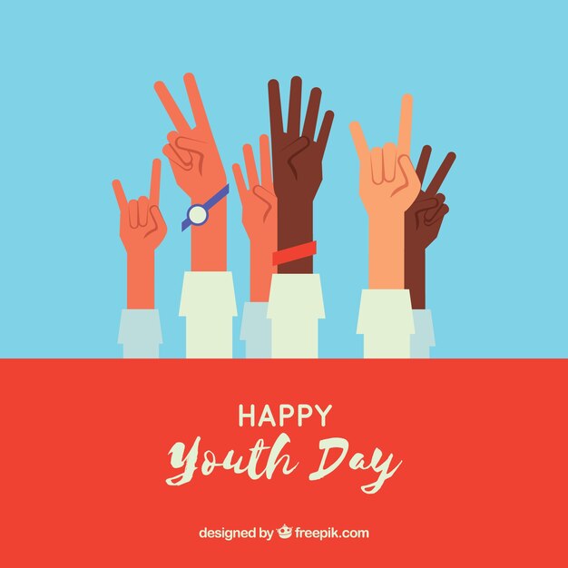 Fondo del día de la juventud 
