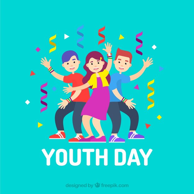 Fondo del día de la juventud 
