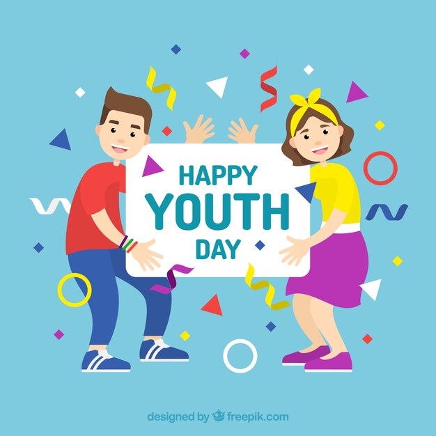 Fondo del día de la juventud 