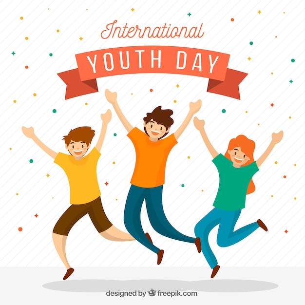 Fondo del día de la juventud 