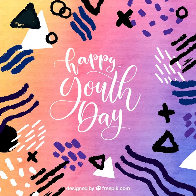Fondo del día de la juventud 