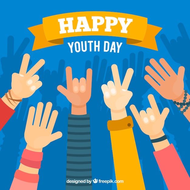 Fondo del día de la juventud 