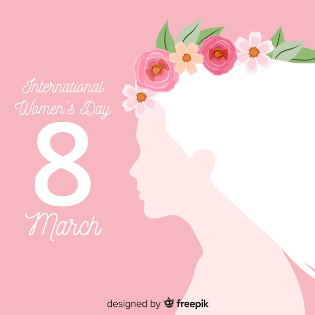 Vector gratuito fondo del día de la mujer