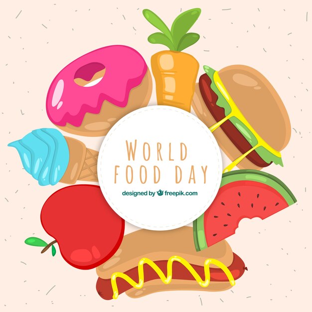 Fondo del día mundial de la comida
