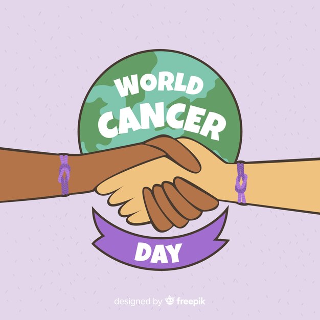 Fondo del día mundial contra el cáncer