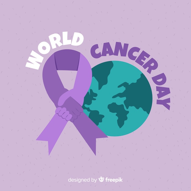 Fondo del día mundial contra el cáncer