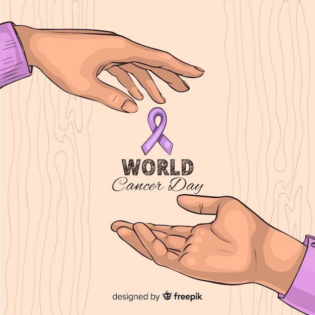 Fondo del día mundial contra el cáncer