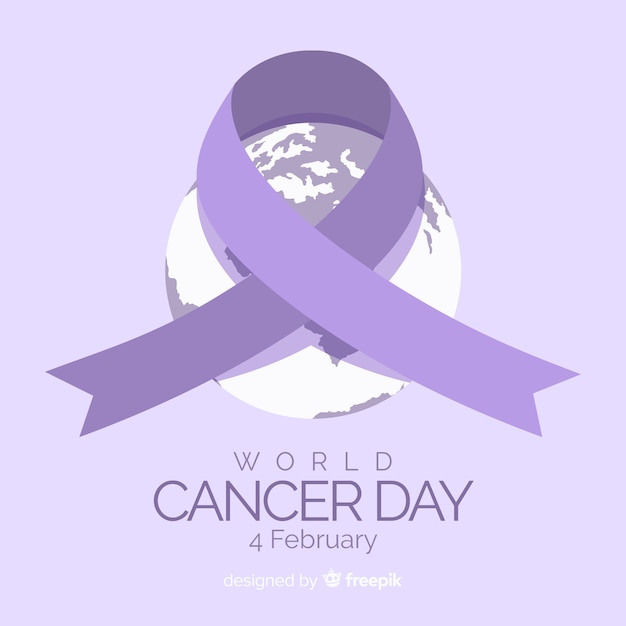 Fondo del día mundial contra el cáncer