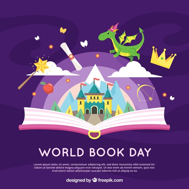 Fondo del día mundial del libro