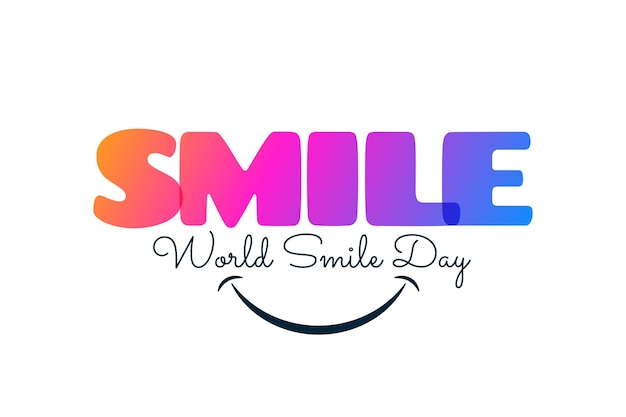 el fondo del día mundial de la sonrisa para la risa y la alegría