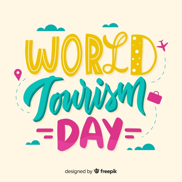 Fondo del día mundial del turismo 