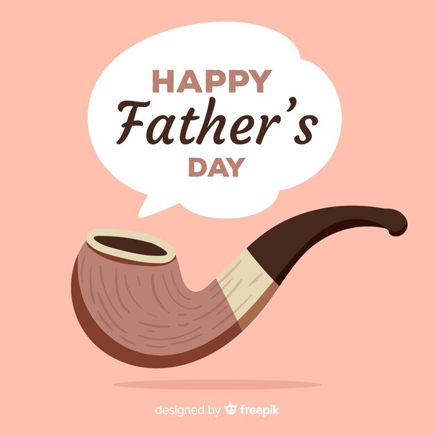 Fondo del día del padre dibujado a mano