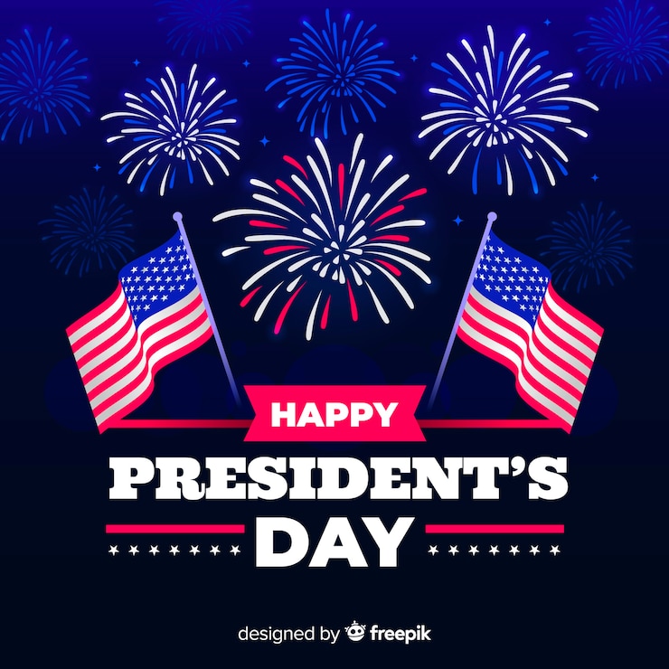 Vector gratuito fondo del día del presidente