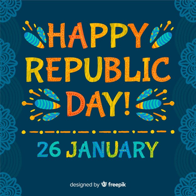 Fondo del día de la república de india