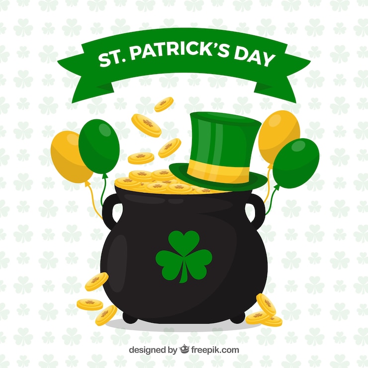 Vector gratuito fondo del día de san patricio