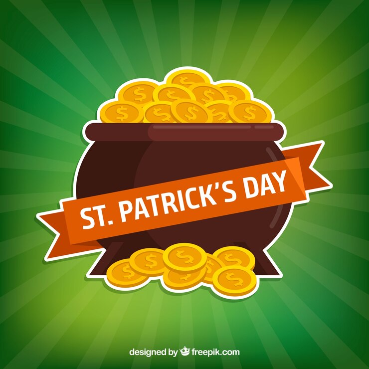 Vector gratuito fondo del día de san patricio