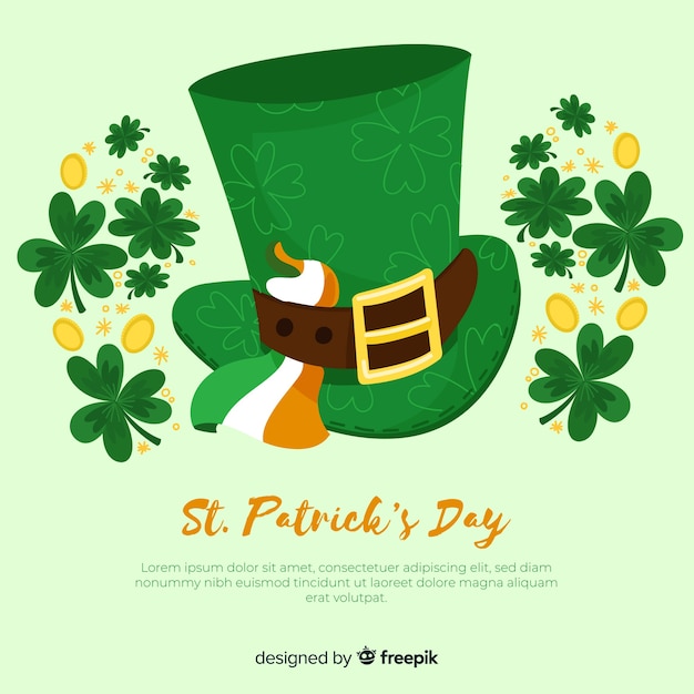 Vector gratuito fondo del día de san patricio