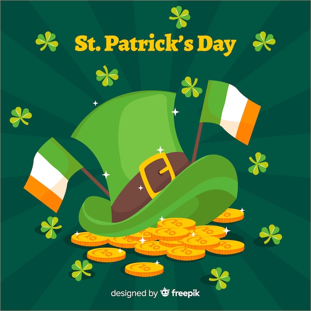 Vector gratuito fondo del día de san patricio