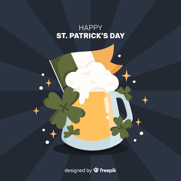 Vector gratuito fondo del día de san patricio