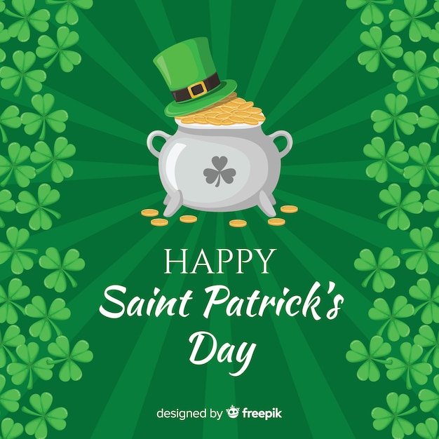 Vector gratuito fondo del día de san patricio