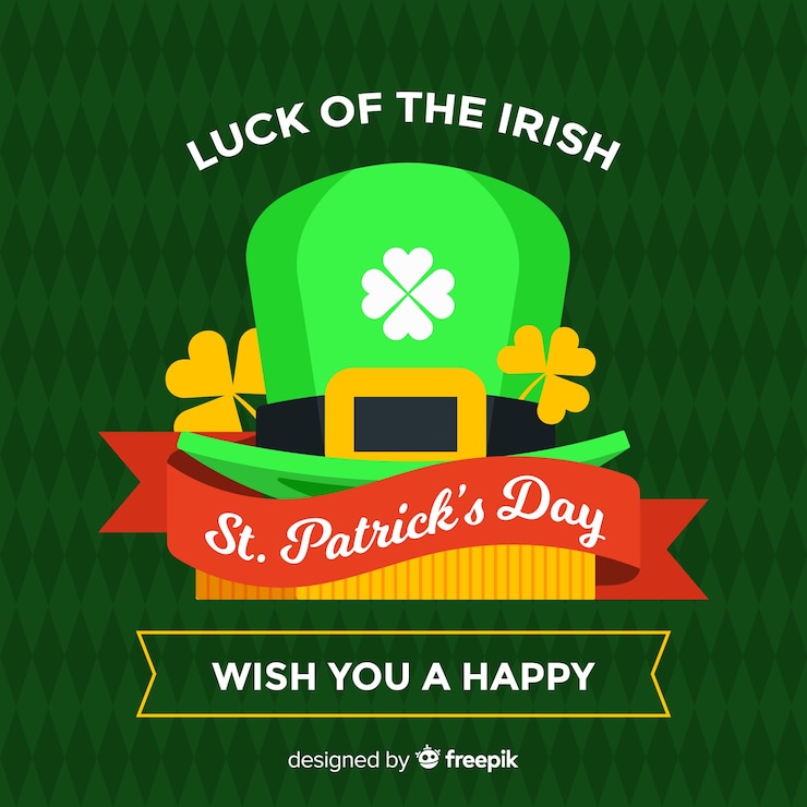 Vector gratuito fondo del día de san patricio