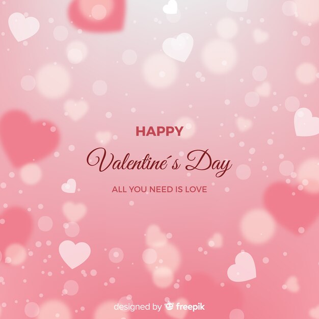 Fondo del día de san valentín