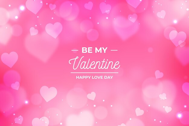 El fondo del día de San Valentín