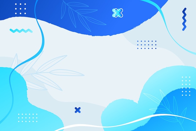 Fondo de dibujos abstractos con gradiente