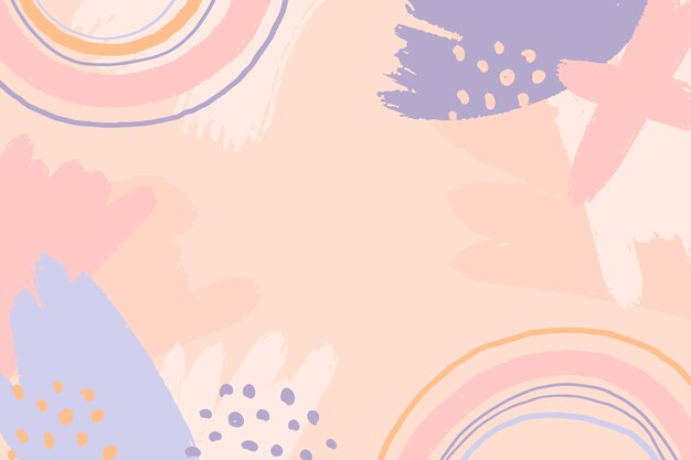 Fondo de dibujos abstractos planos