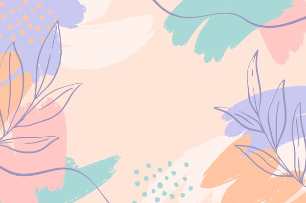 Fondo de dibujos abstractos planos