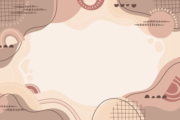 Fondo de dibujos abstractos planos