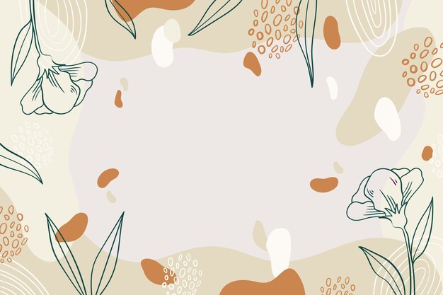 Fondo de dibujos abstractos planos