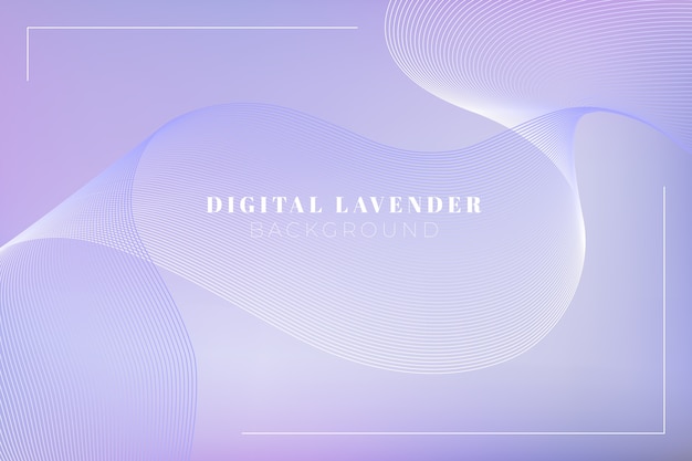 Fondo digital de lavanda con gradiente