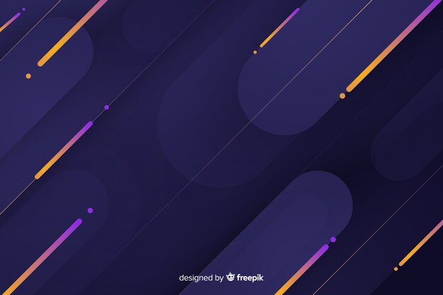 Fondo dinámico degradado estilo plano 