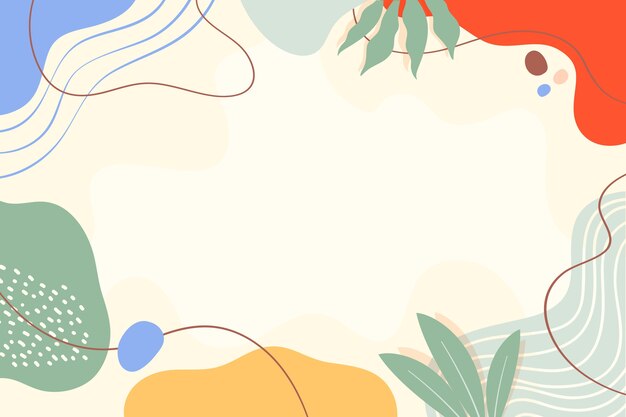 Fondo dinámico de doodle dibujado a mano