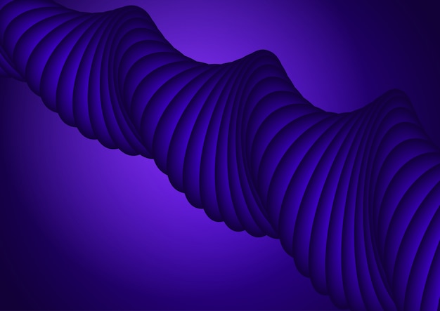 Fondo de diseño abstracto con forma púrpura 3D