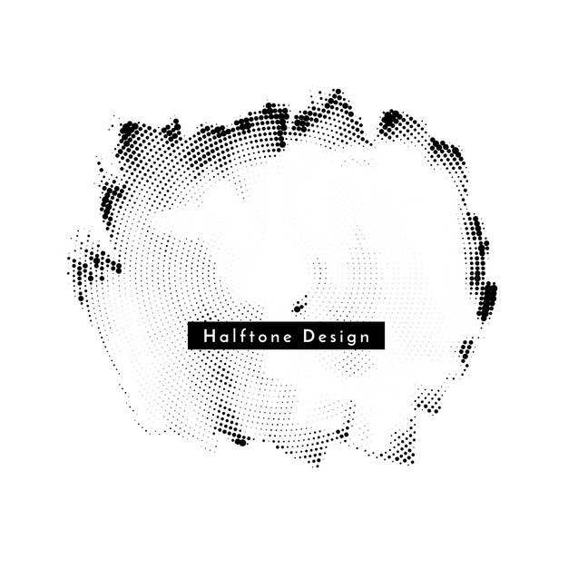 Fondo de diseño abstracto halo circular